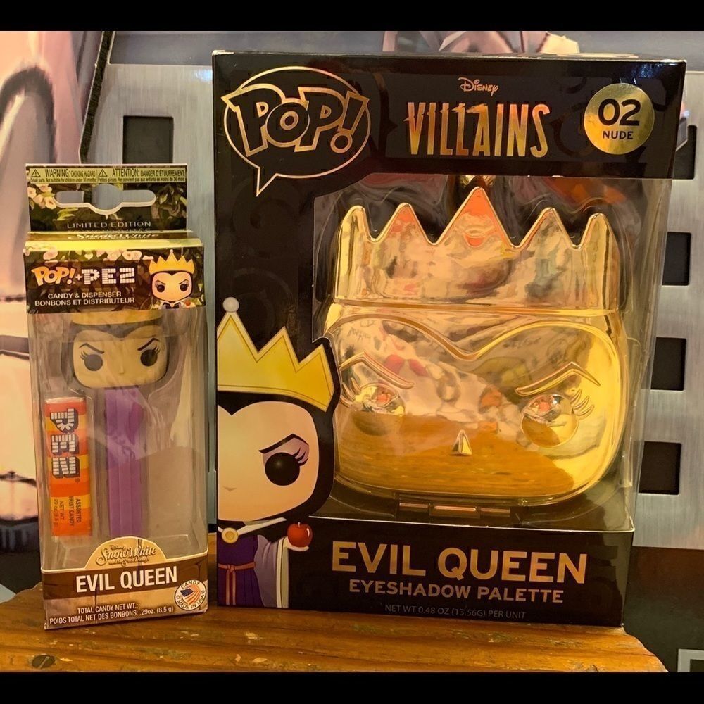 Funko X Disney Evil Queen Eyeshadow Palette & Pez